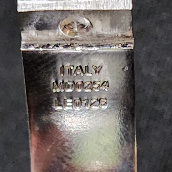 Louis Vuitton nanogram cuff bracelet (silver). - Picture 3 of 6